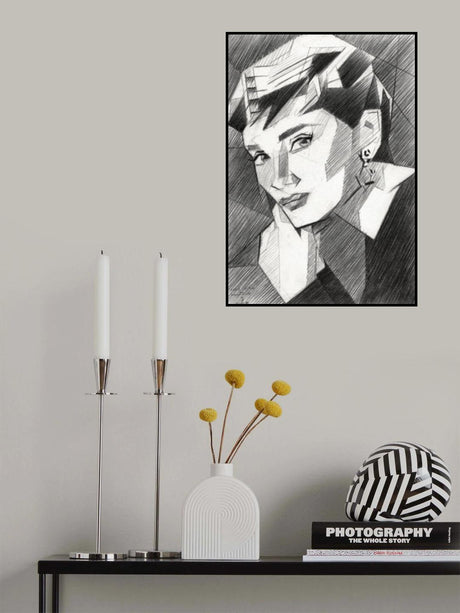 Audrey Hepburn Poster och Canvastavla