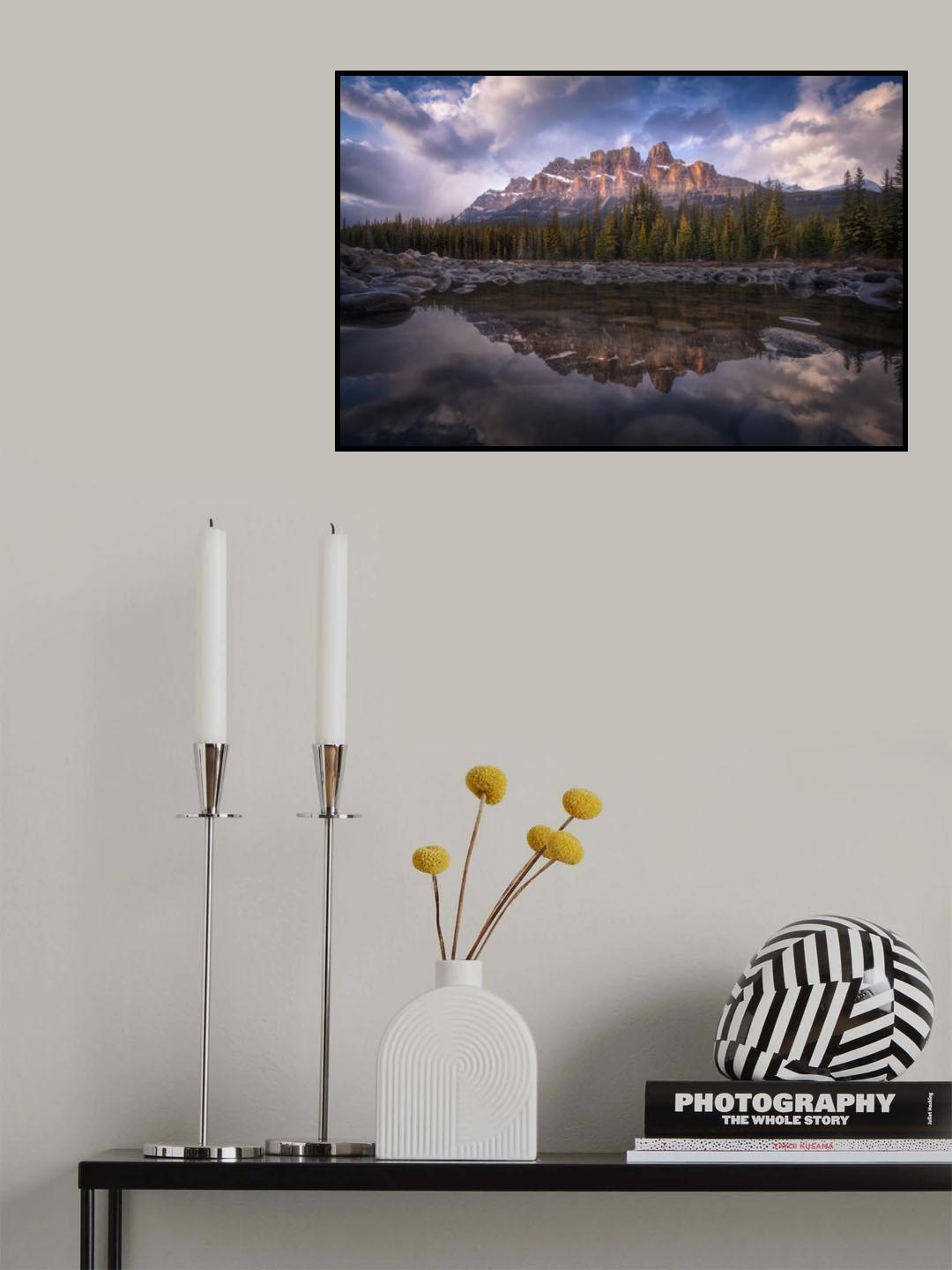 Castle Mountain Poster och Canvastavla
