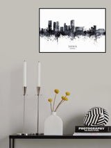 Darwin Australia Skyline Poster och Canvastavla