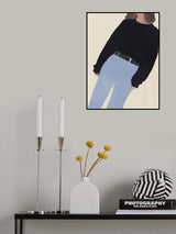 Annoyed Black Poster och Canvastavla