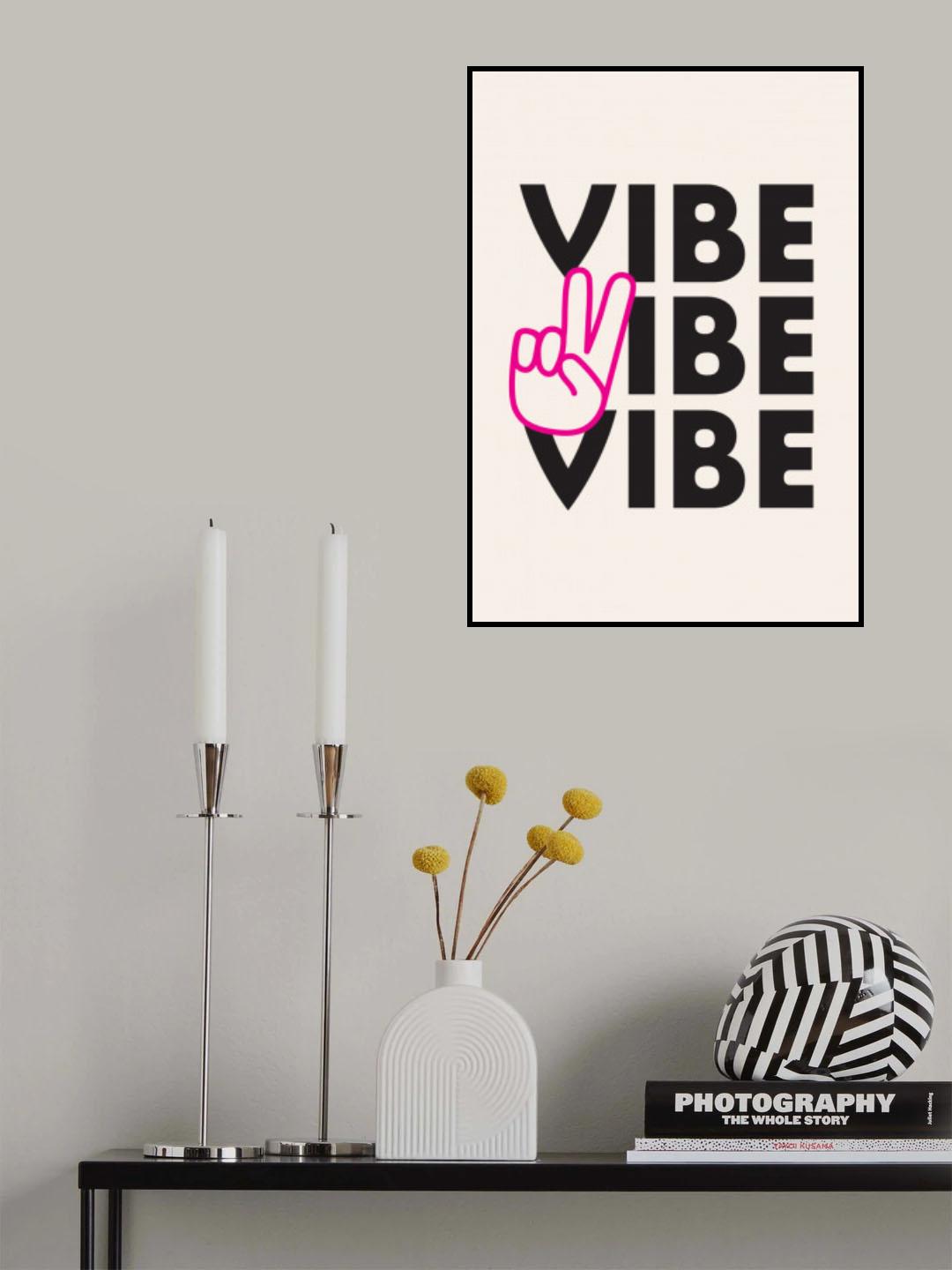 Vibes Poster och Canvastavla