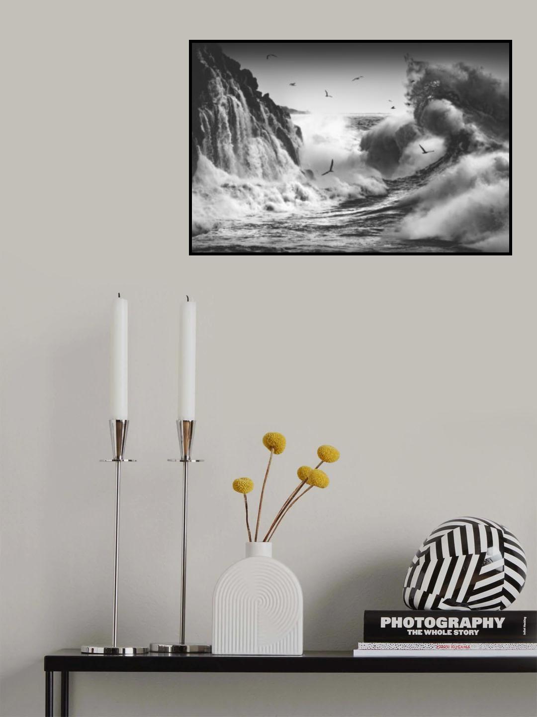 BIRDS IN THE STORM (Part 10) Poster och Canvastavla