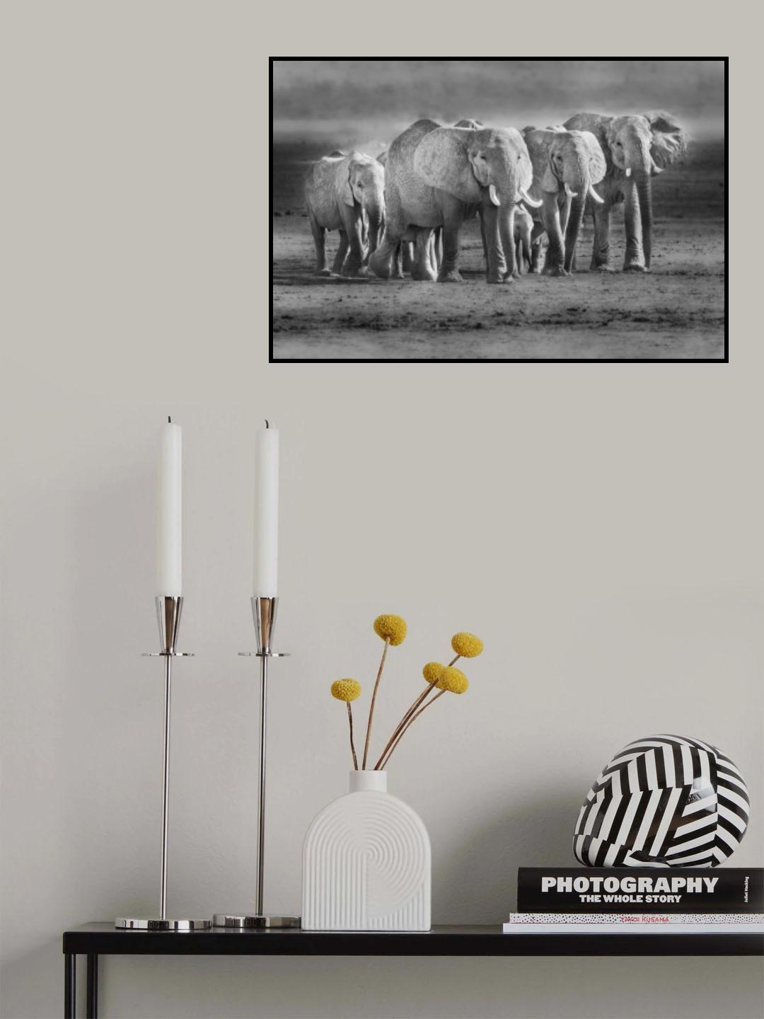 Into the future they march Poster och Canvastavla