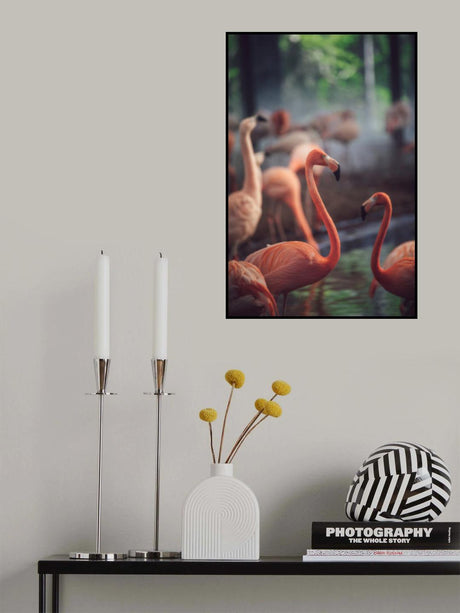 Flamingo Poster och Canvastavla
