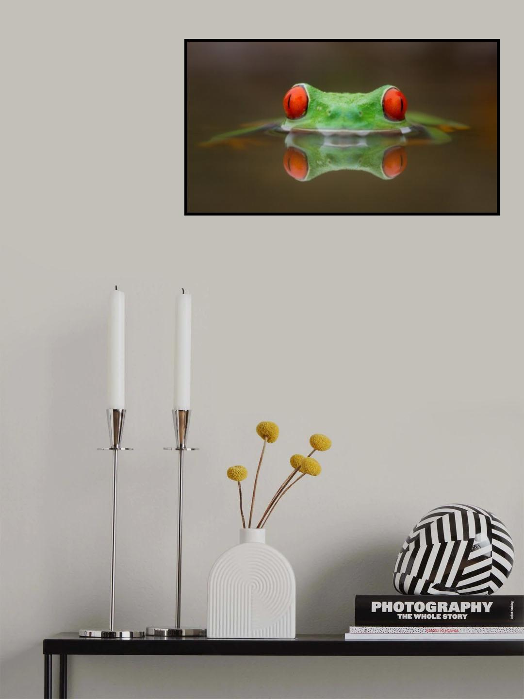 Burning Eyes Poster och Canvastavla