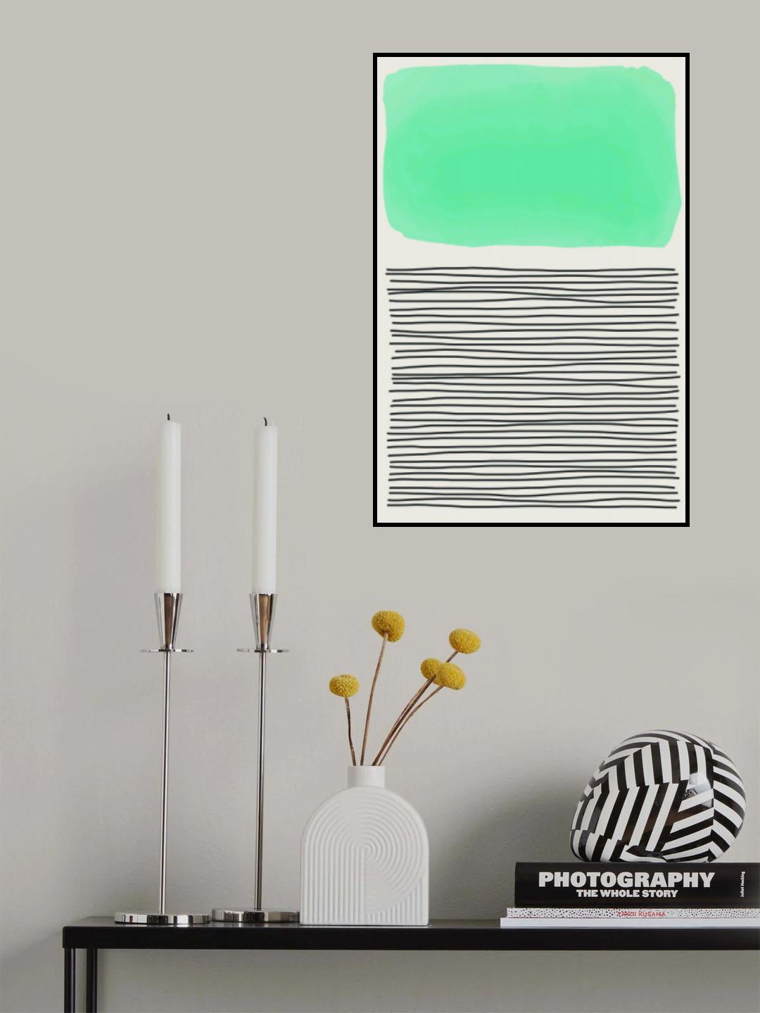Minimal Watercolor Shapes #3 Poster och Canvastavla