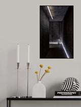 white garbage can Poster och Canvastavla
