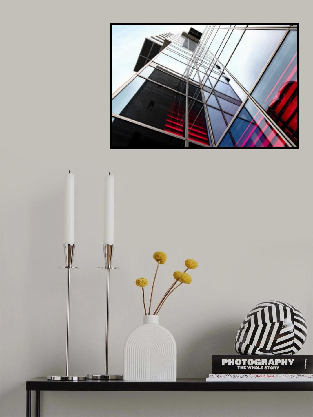 Vitrified wall Poster och Canvastavla
