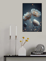 Flowers At Night Poster och Canvastavla