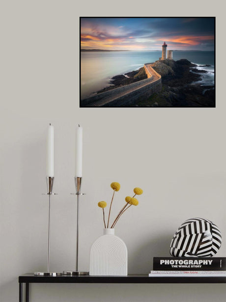 Le Phare du Petit Minou Poster och Canvastavla