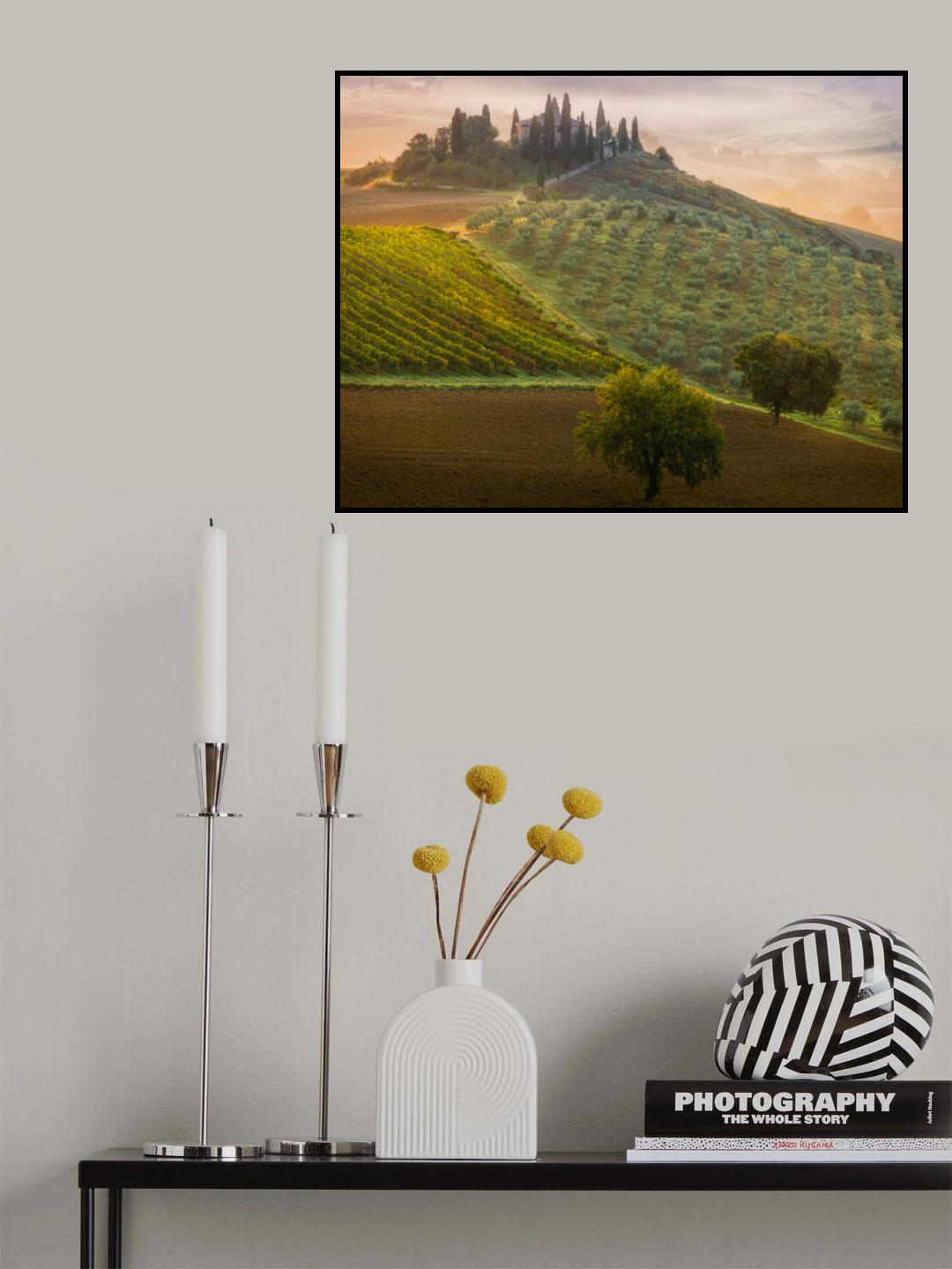 Tuscany Poster och Canvastavla
