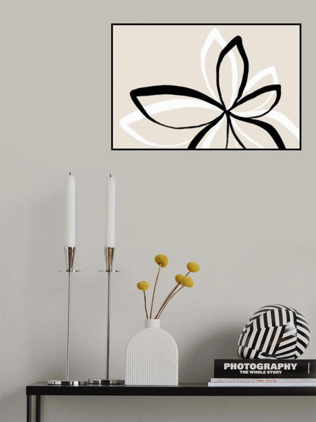 Abstract Flowers Poster och Canvastavla