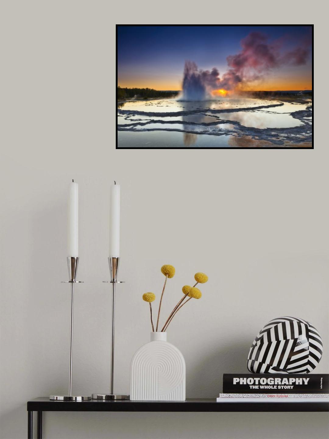 Explosion Poster och Canvastavla