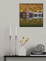 Fishing Huts Poster och Canvastavla