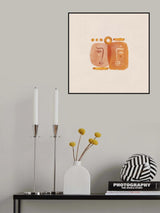 2 Heads Poster och Canvastavla