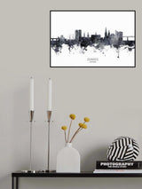 Dundee Scotland Skyline Poster och Canvastavla