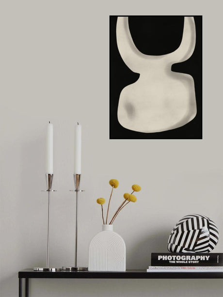 White Tooth Sculpture Poster och Canvastavla