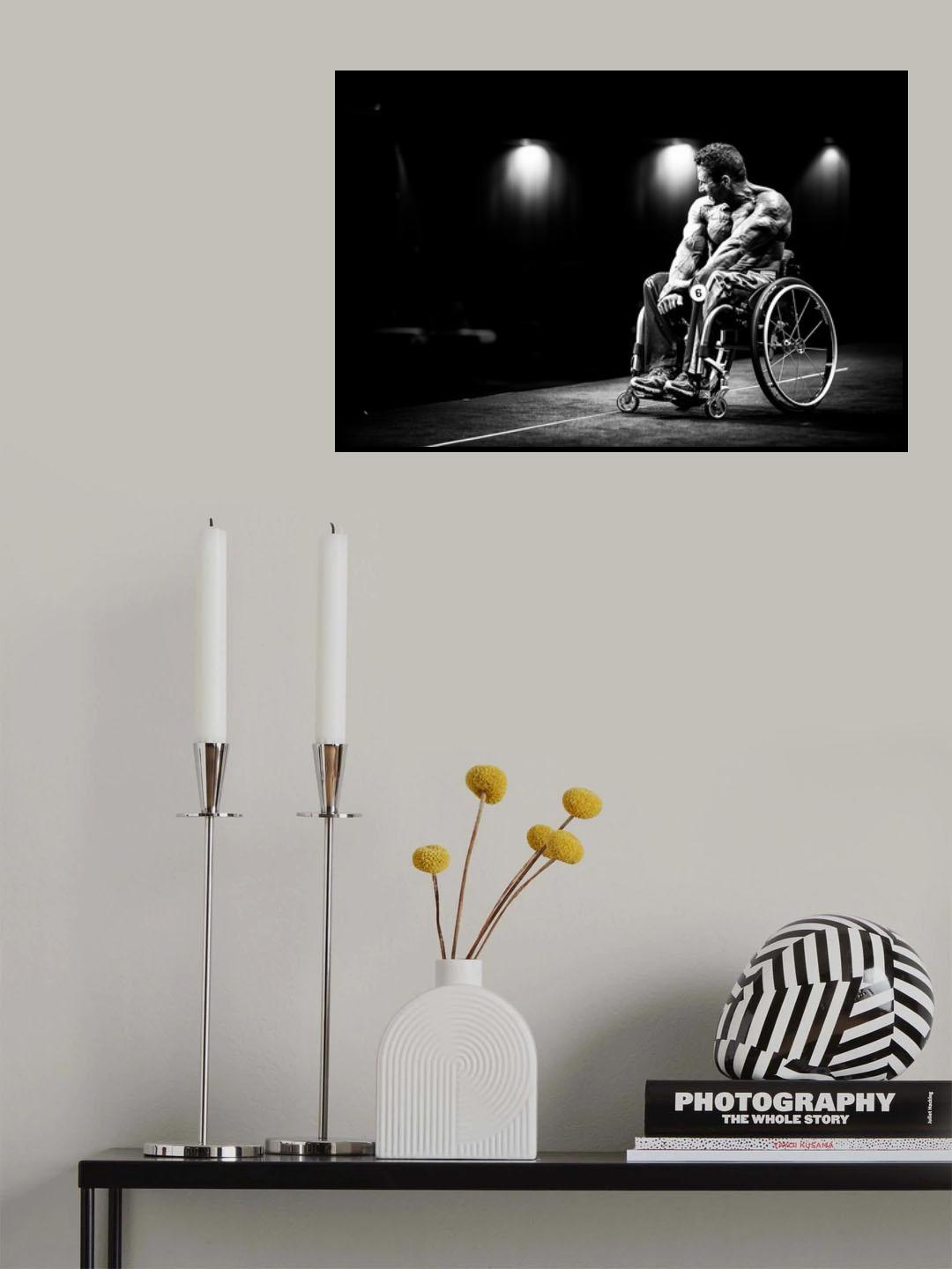 never give up Poster och Canvastavla