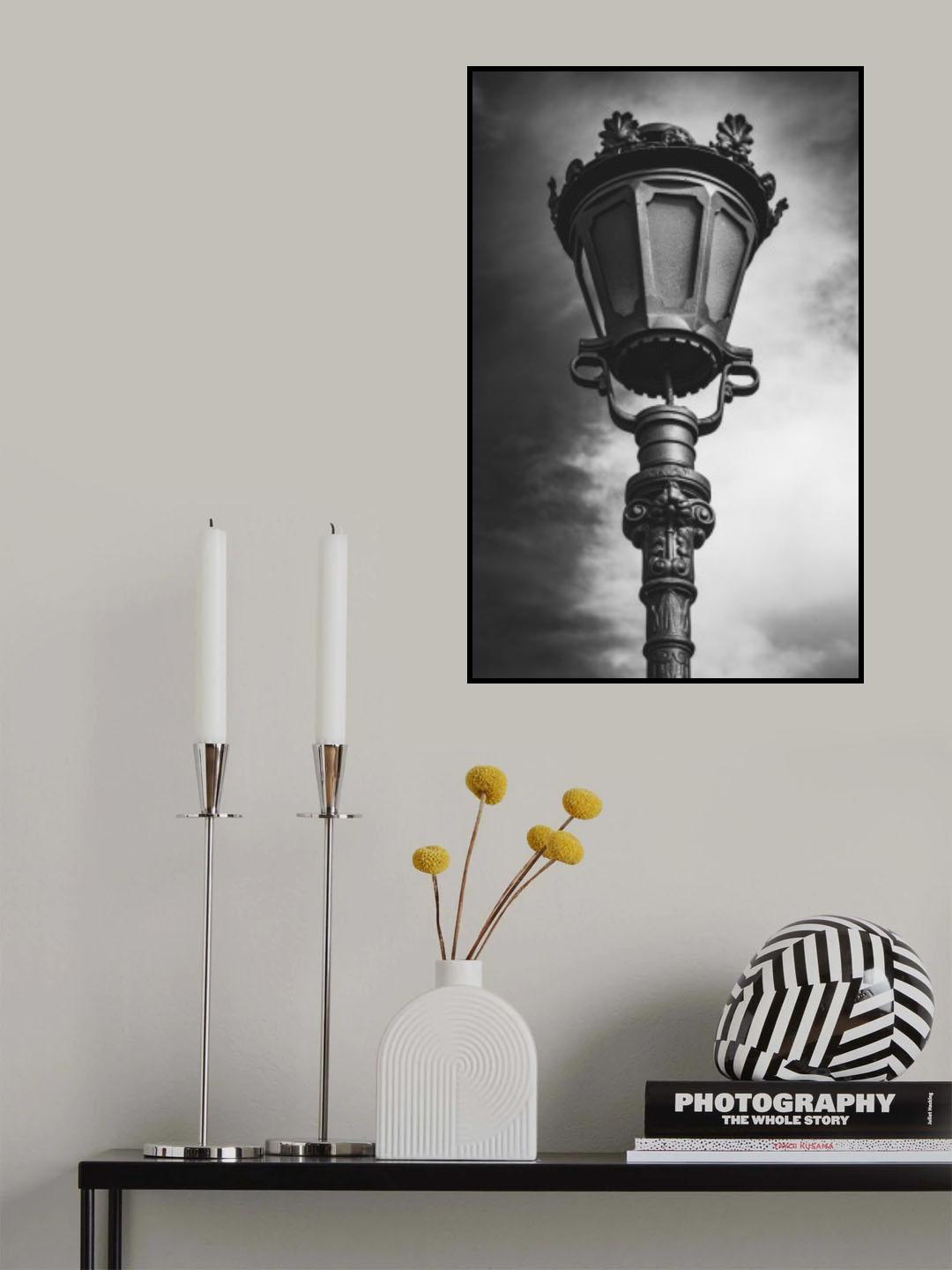 Portrait of lampshade Poster och Canvastavla