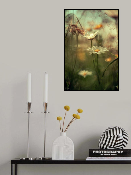 Flowers on the Seiseralm Poster och Canvastavla
