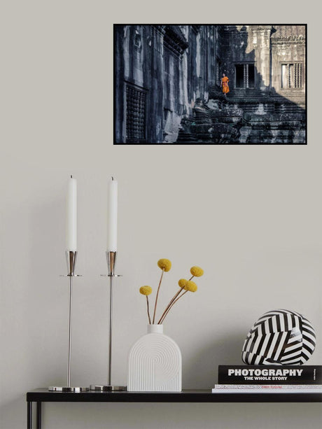 The young monk Poster och Canvastavla