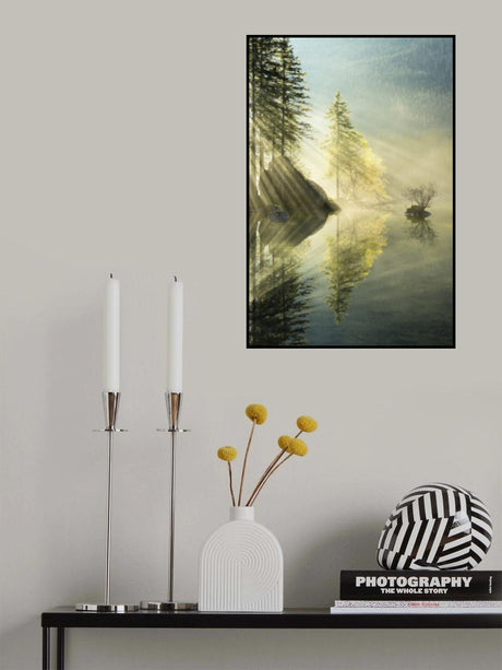 God Rays vertical Poster och Canvastavla