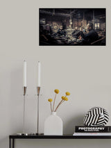 Chengdu old Teahouse 《茶馆老炮》 Poster och Canvastavla
