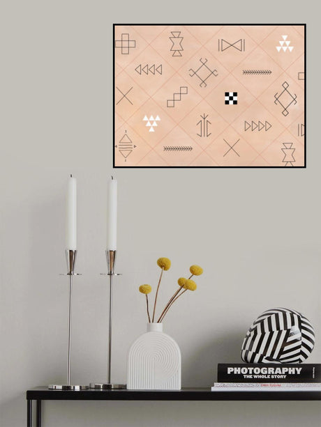 3x4 Aspectratiosoftpink21 Poster och Canvastavla