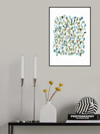 Green Mossy Seaglass Poster och Canvastavla