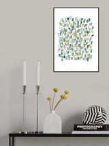 Green Mossy Seaglass Poster och Canvastavla