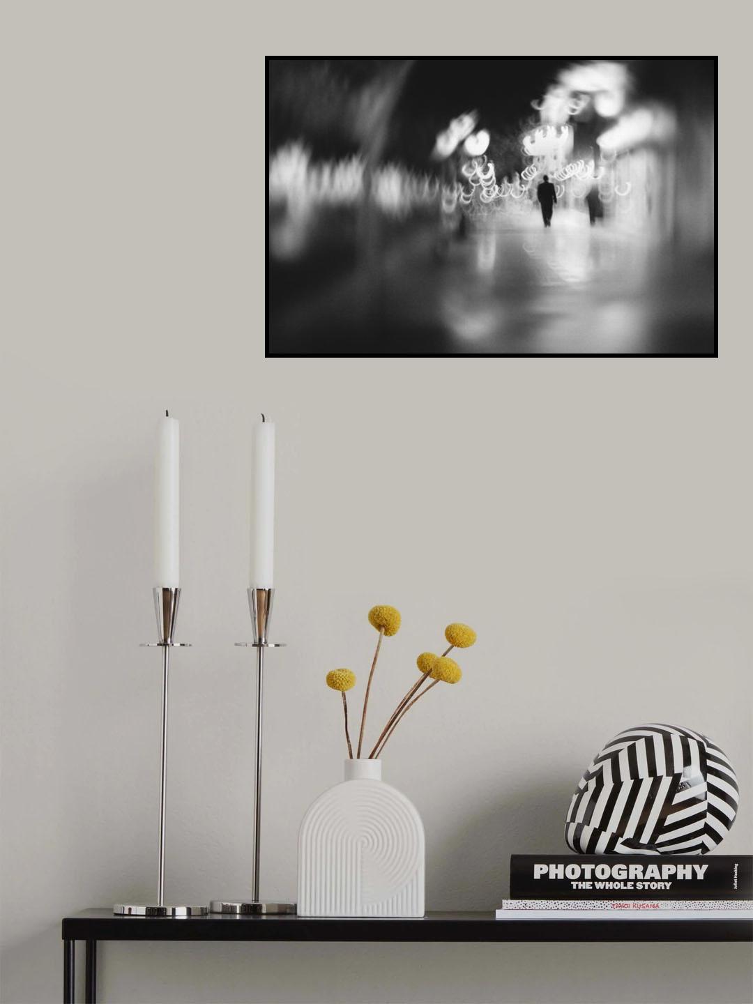Lonely City Poster och Canvastavla