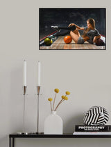 Bowling girl Poster och Canvastavla