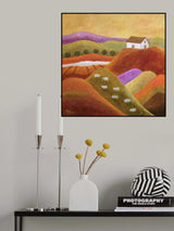 Purple Hills Poster och Canvastavla