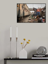DHAKA RAILWAY SLUM 8 Poster och Canvastavla