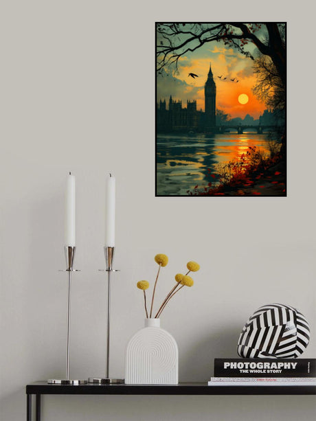 View from the Thames Poster och Canvastavla