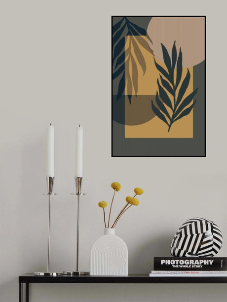 Natures Meets Geometry 1 Poster och Canvastavla