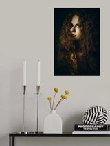 A heart made of fire Poster och Canvastavla