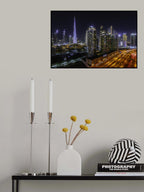 Night In Dubai Poster och Canvastavla