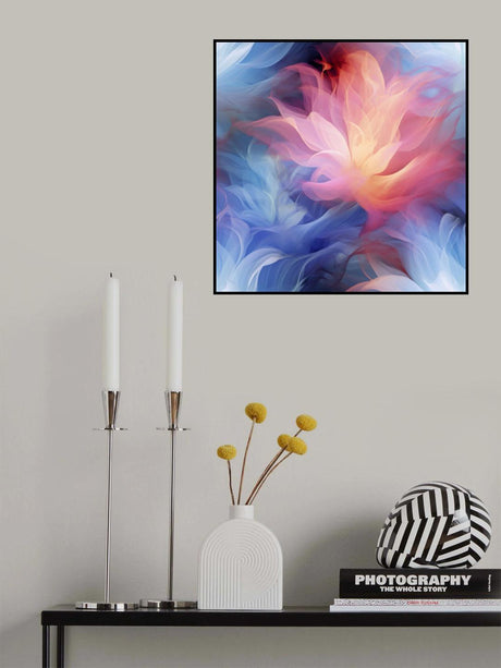 Transparent Floral 8 Poster och Canvastavla