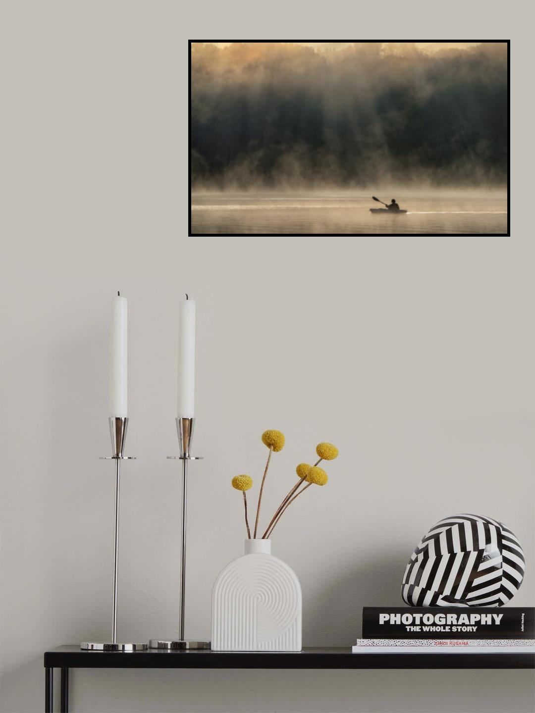 Sunny and misty morning Poster och Canvastavla