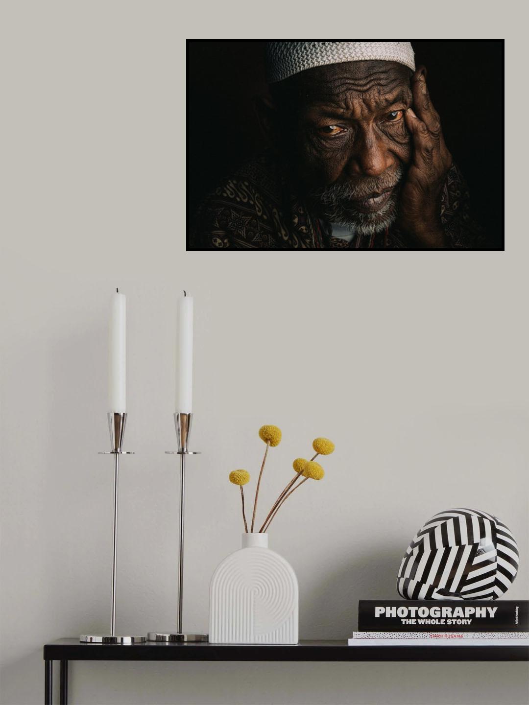 old man Poster och Canvastavla