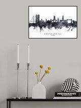 Kingston upon Hull England Skyline Poster och Canvastavla