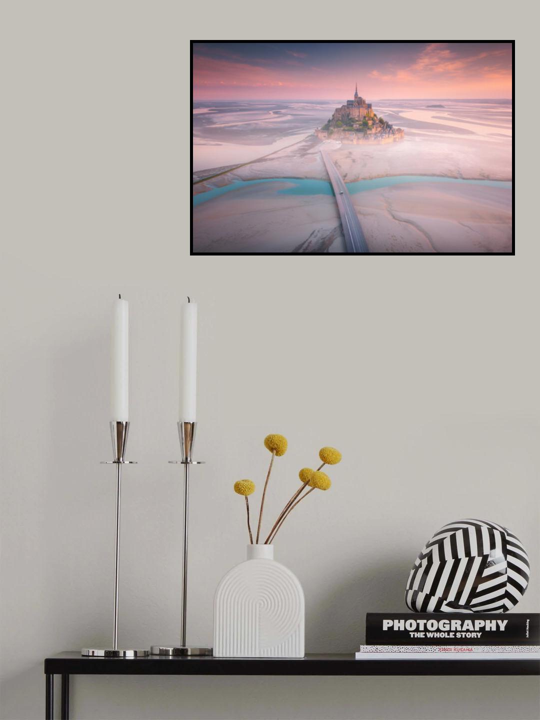 Mont Saint-Michel Poster och Canvastavla