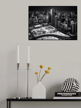aerial chicago Poster och Canvastavla