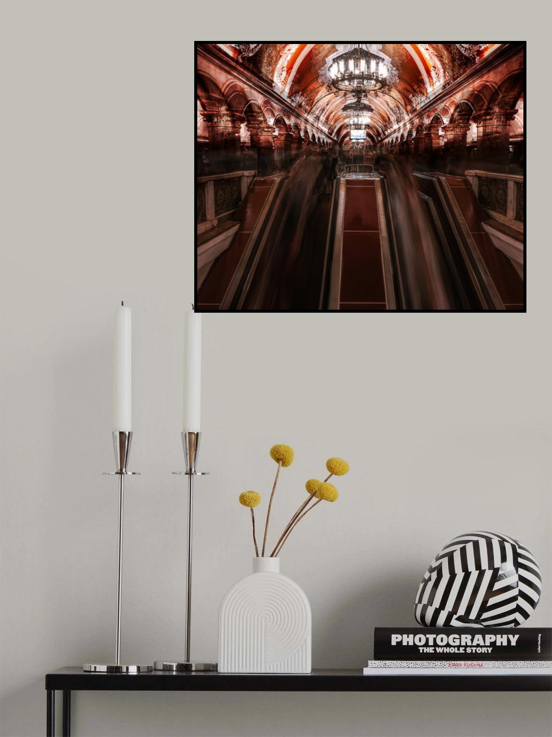 Russian metro station series 1/5 Poster och Canvastavla