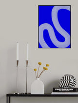 Cobalt IV Poster och Canvastavla