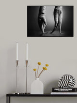 Just a still life photo with two carrots. Nothing else. Poster och Canvastavla