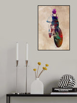 Cycling sport art 51 Poster och Canvastavla