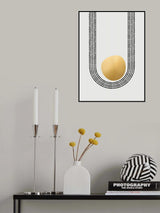 Gold unbalanced Poster och Canvastavla