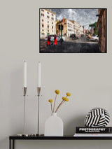 Piazza Arenula in colour Poster och Canvastavla